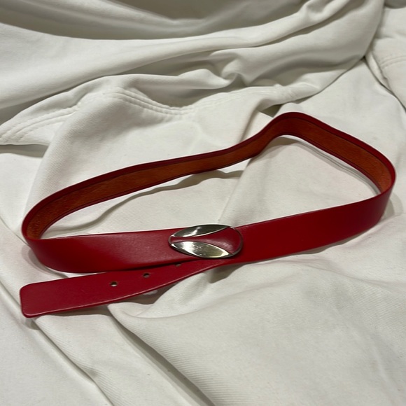 Red Leather Belts - Picture 1 of 2